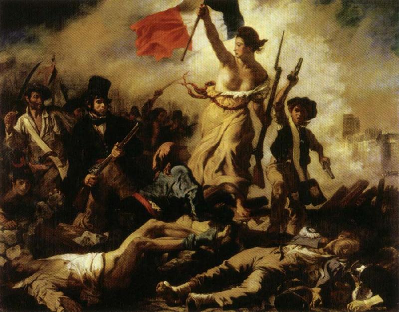 Eugene Delacroix Liberty Leading the People,july 28,1830